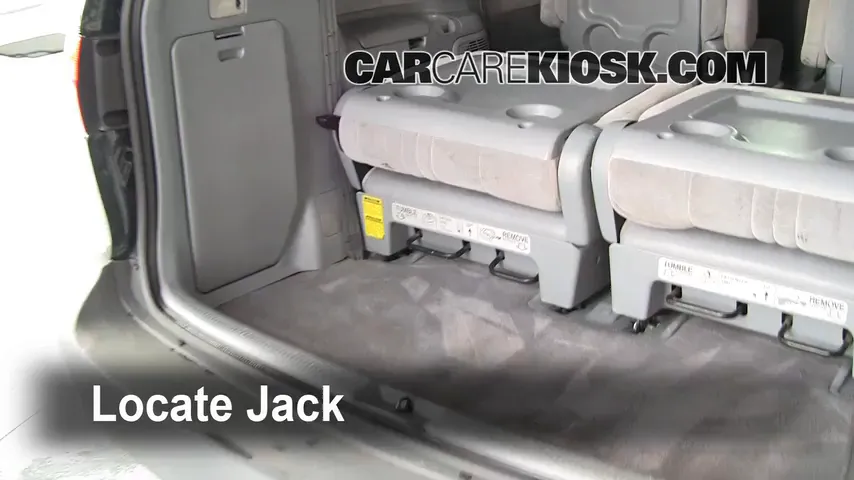 1999 Toyota Sienna LE 3.0L V6 Jack Up Car Use Your Jack to Raise Your Car